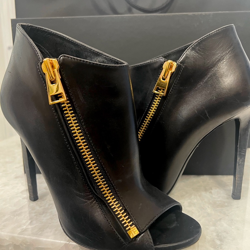 Tom Ford Heeled Booties, Size 39